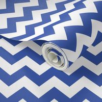 Zig Zag Chevron Blue