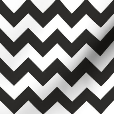 Zig Zag Chevron Coal