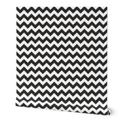 Zig Zag Chevron Coal