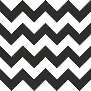 Zig Zag Chevron Coal