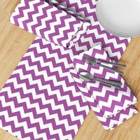 Zig Zag Chevron Plum