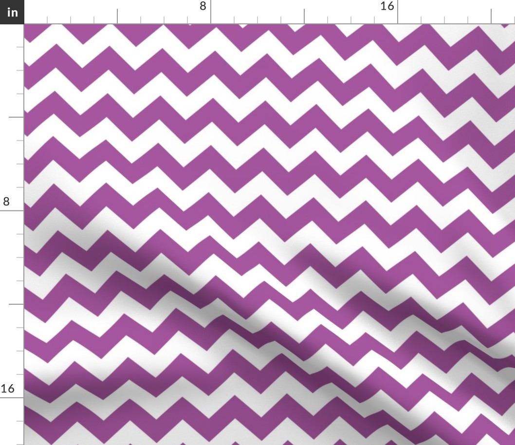 Zig Zag Chevron Plum