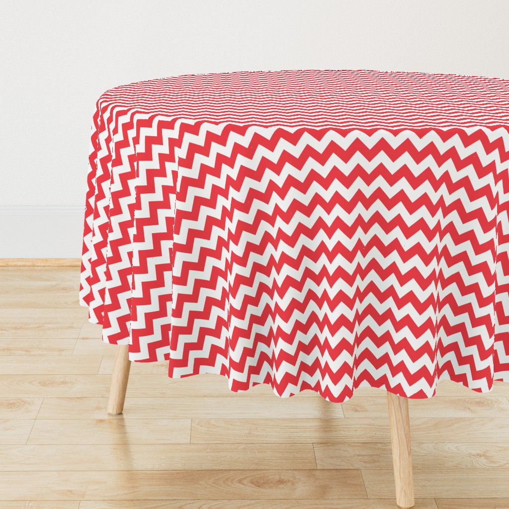 Zig Zag Chevron Red