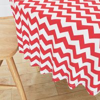 Zig Zag Chevron Red