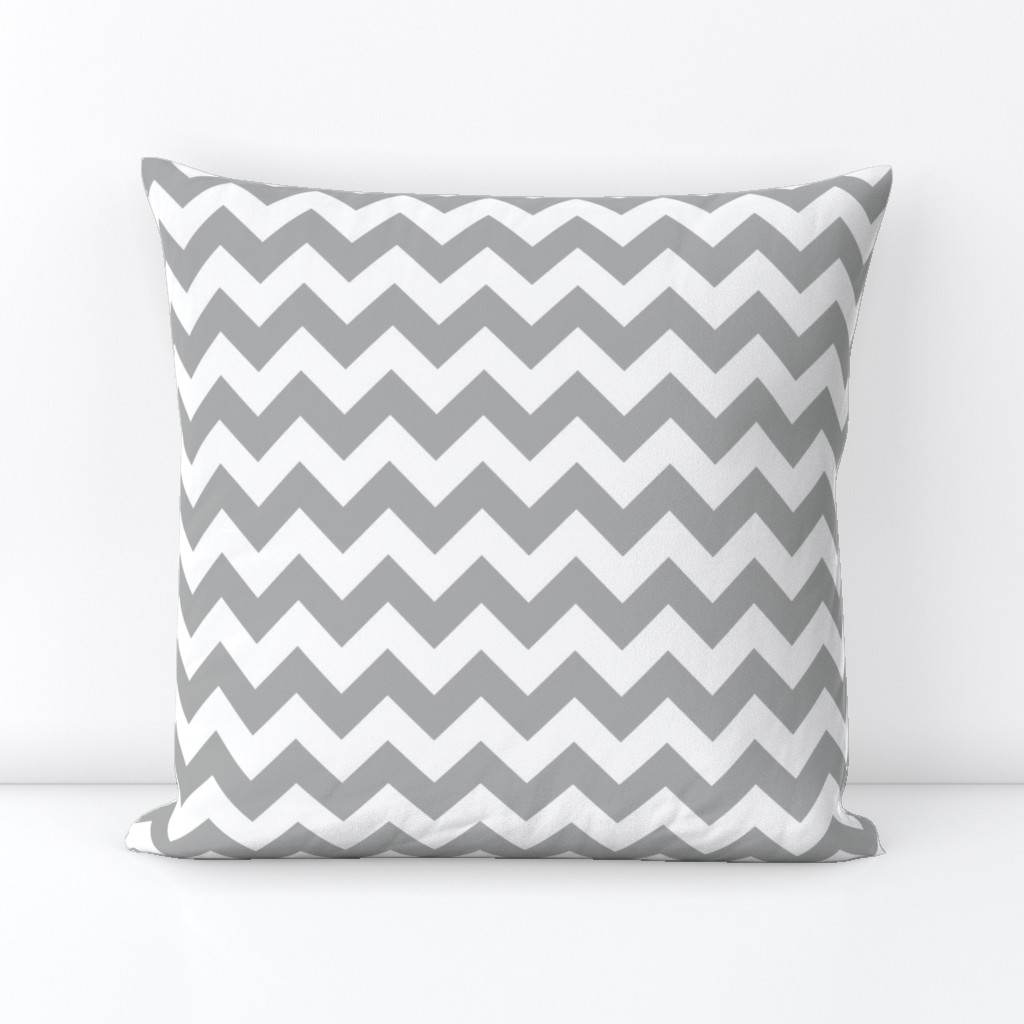 Zig Zag Chevron Silver