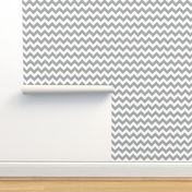 Zig Zag Chevron Silver