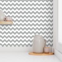 Zig Zag Chevron Silver