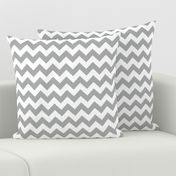 Zig Zag Chevron Silver