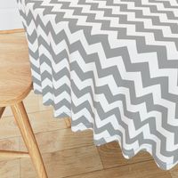 Zig Zag Chevron Silver