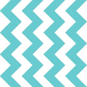 Chevron Railroaded Teal