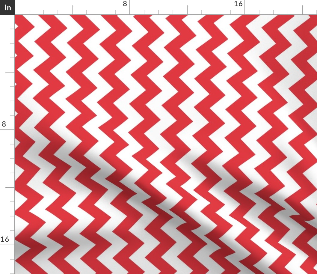 Chevron Railroaded Red