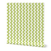 Chevron Railroaded Apple Green