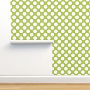 Polka Dot Apple Green