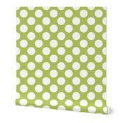 Polka Dot Apple Green