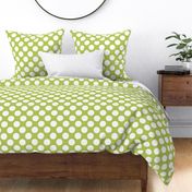 Polka Dot Apple Green