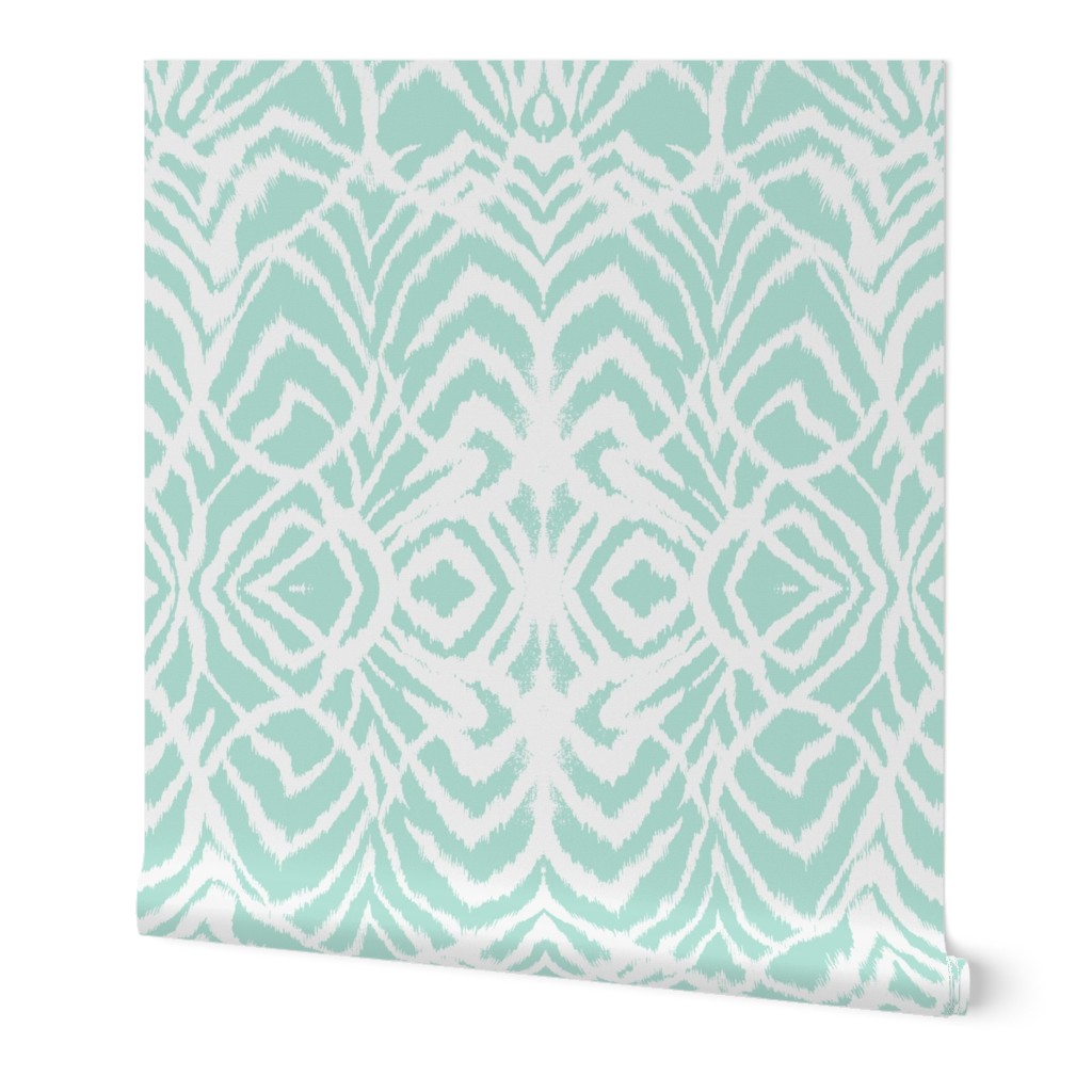 Wild Ikat in Mint