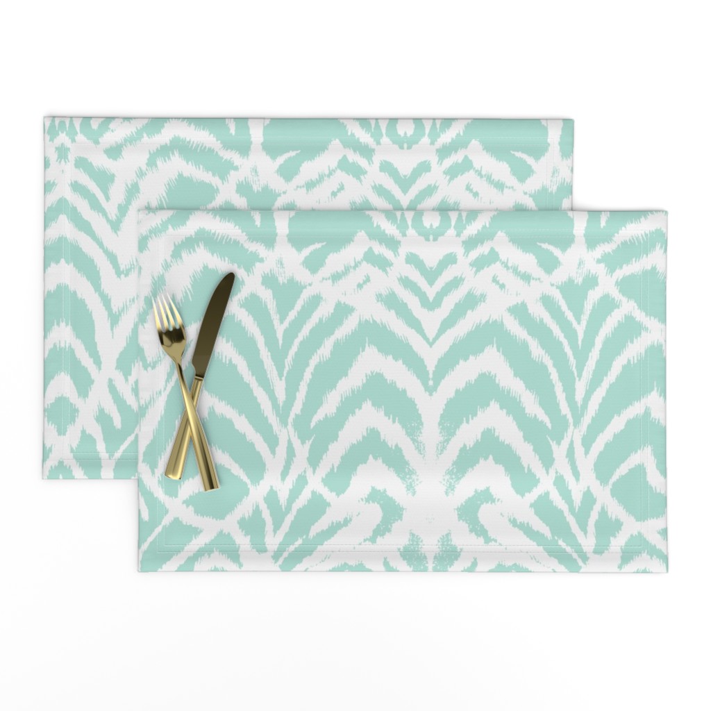 Wild Ikat in Mint