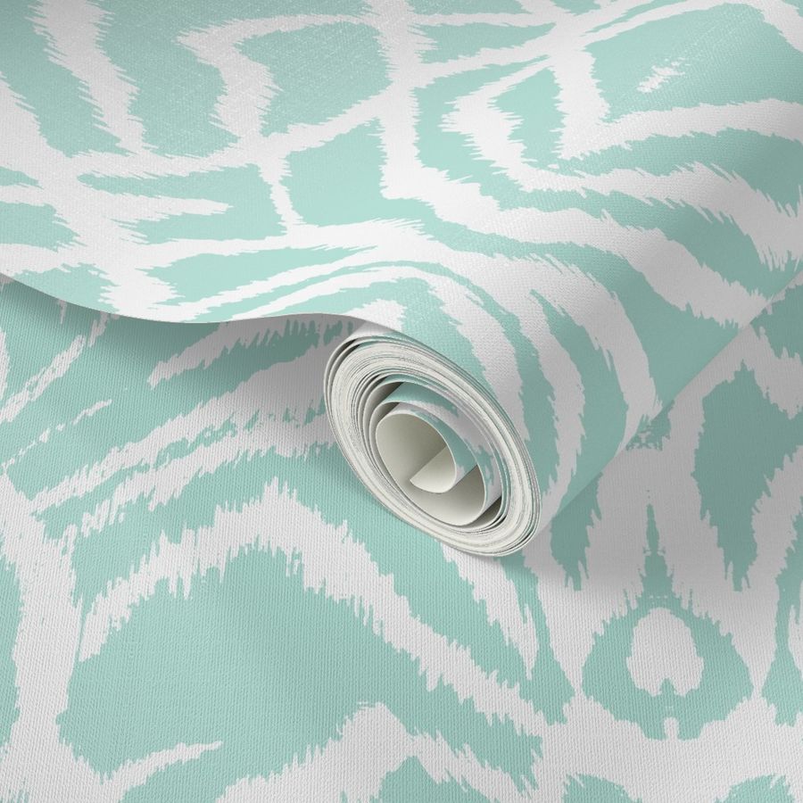 Wild Ikat in Mint