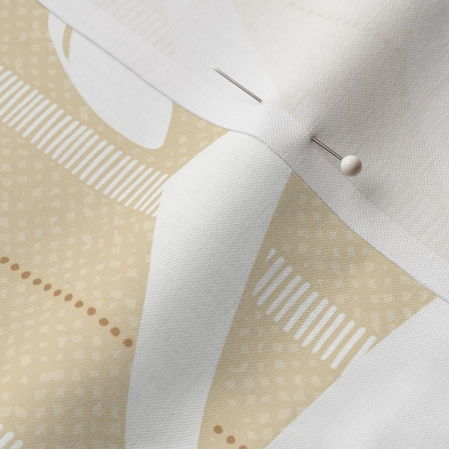 Medium Preppy Bows on Pinstripes - Cinnamon - Cute Frilly Ribbons and Stripes