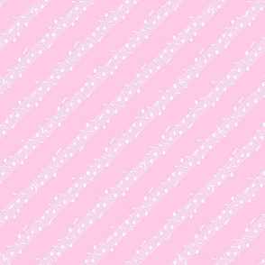 Pastel Music (pink x white)