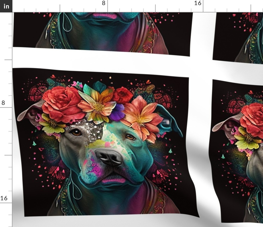 Boho Pit Bull 2 - 12 Inch Panel