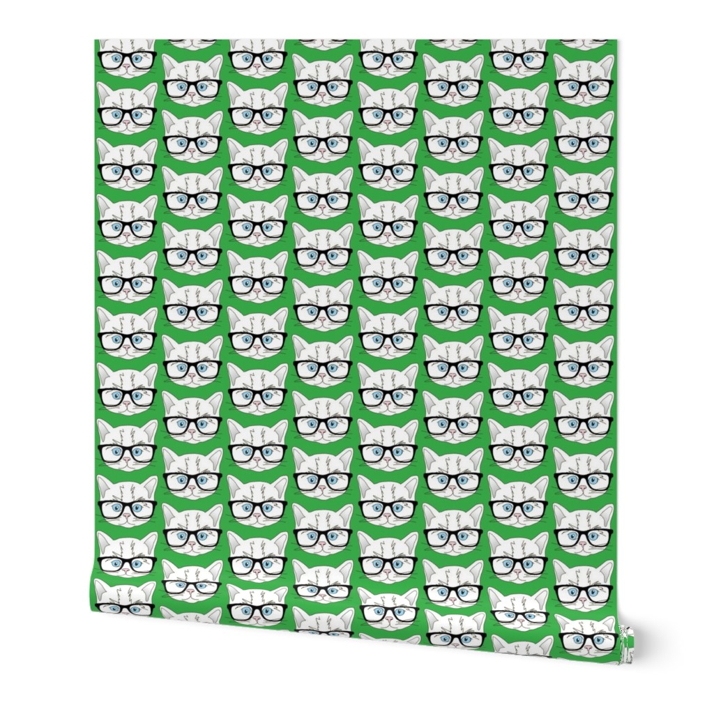 Kitten Hipster Green Small