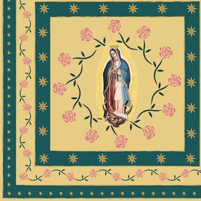 Our Lady of Guadalupe Tiled Squares (Jumbo)