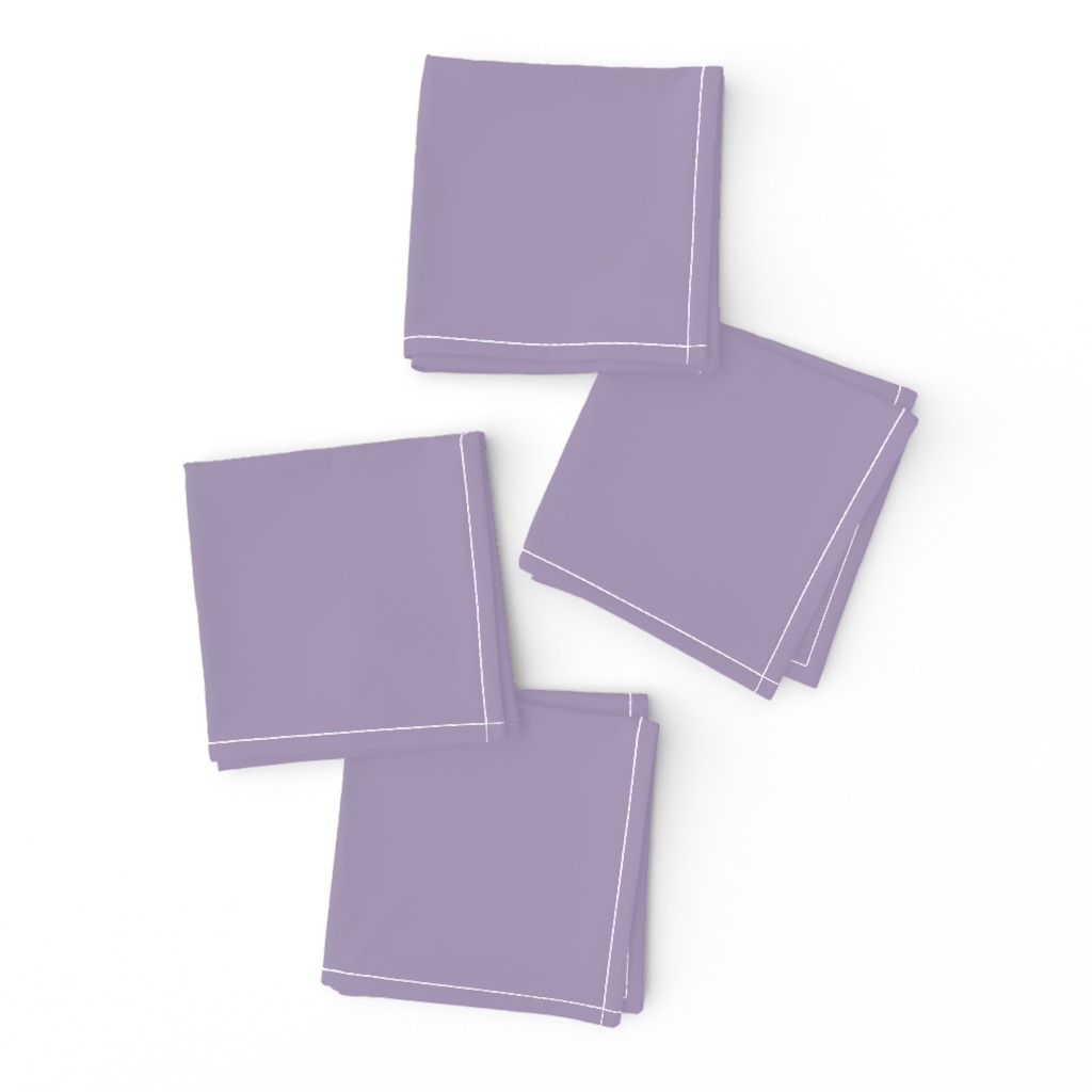 Plain Blue Lilac Lavender Muted Chalk Art Coordinating Matching Solid Color