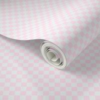 Preppy Coquette Pink Checkered Squares Rounded Corners 