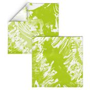 Meadow Green Floral Graphic White