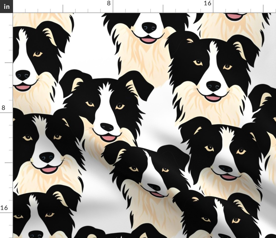 Collie Dogs Faces