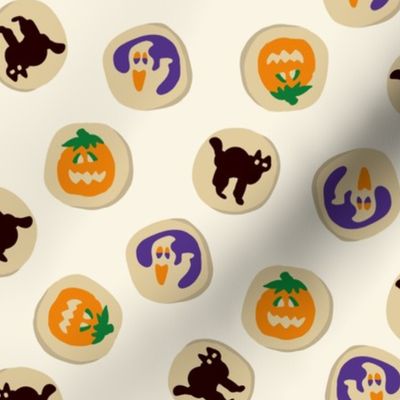 Childhood Halloween cookies cream