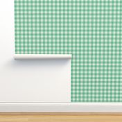 Simple Gingham - Green - Forest Green