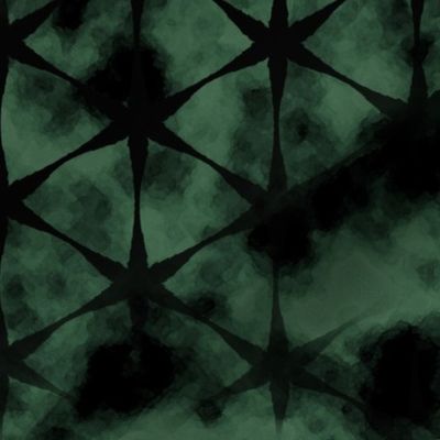 Under The Stars Tie Dye Forest Green