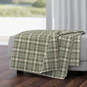 Faux Flannel Sage Plaid