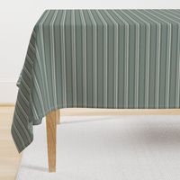 Rustic Horizontal Stripe - Pine Green Sage Green Cream Natural Linen