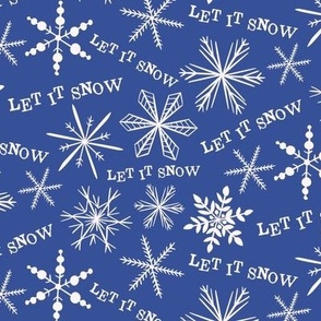 Let It Snow - Blue