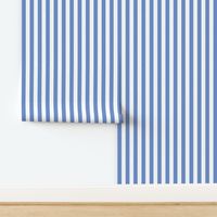 Cornflower Blue 1-Inch Stripe Pattern - Fresh and Modern Design