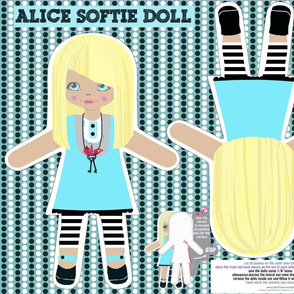 Alice in Wonderland plushie doll