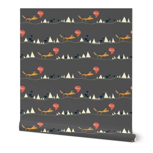 Desert Love Fox Spoonflower