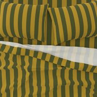 2 inch sage green and rich gold vertical cabana stripe coordinate print