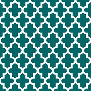 Dark Teal Moroccan