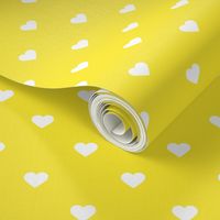 Yellow Polka Dot Hearts