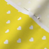 Yellow Polka Dot Hearts