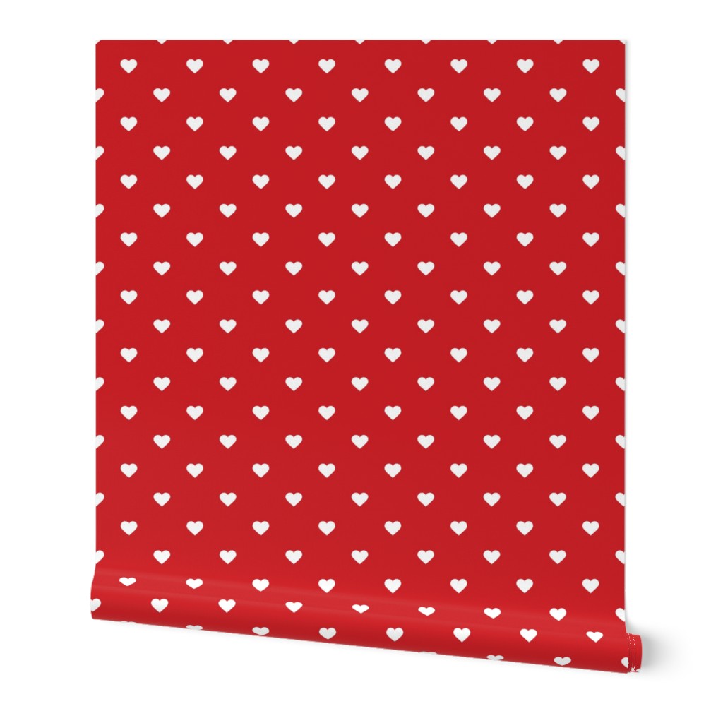 Red Polka Dot Hearts