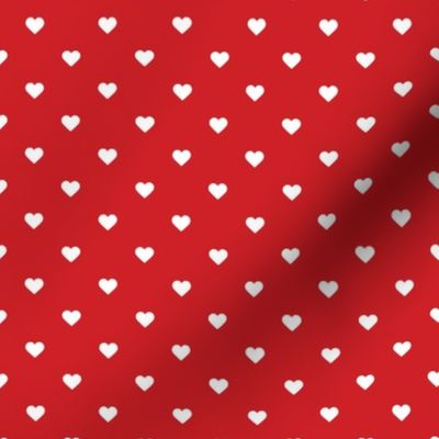 Red Polka Dot Hearts