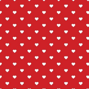 Red Polka Dot Hearts