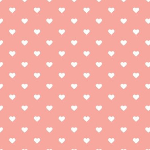 Pink Polka Dot Hearts