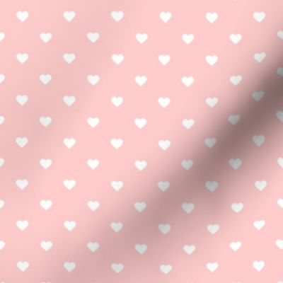 Light Pink Polka Dot Hearts