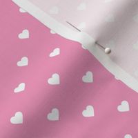 Bubblegum Pink Polka Dot Hearts